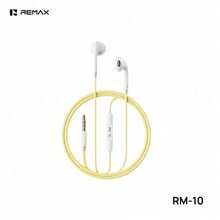 REMAX RM-10 有線立體聲耳機，內建控制線可切換歌曲與接聽電話，高品質有線耳機適用於線上課程、遊戲，相容 Android、電腦、平板 - 查看 16