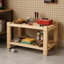 Two-Tier Wooden Shoe Rack Organizer For Multipurpose Use - 查看 4