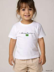 Women's Brazilian Cup T-Shirt/Blouse 2026 Stylish 100% - trắng - Xem 15