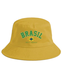 1 buah Topi Bucket Motif Vintage "Tim Brasil", Topi Baseball Pelindung Matahari Musim Panas dengan Motif Bintang Brasil, Cocok untuk Piala Dunia, Sepak Bola, Playoff, Pantai, Tepi Laut, Topi Matahari Esensial, Topi Ayah Unisex - Topi Nelayan - View 5