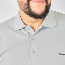 Men's Plus Size Polo Shirt Zero Kelvin Premium Piqué Elastane, Non-Cutting, Comfortable And Perfect Fit, Breathable, Elegant Casual Style, Large Sizes G1 G2 G3 G4 G5 - 淺灰色 - 查看 2