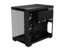 ASUS A32 PLUS Black ATX Gaming PC Case, Support 360mm Radiators And 420mm Graphics Cards, Dual-Chamber Chassis For Independent Cooling Zones, Four Pre-Installed ARGB Fans And Clean Cable Management - 查看 10