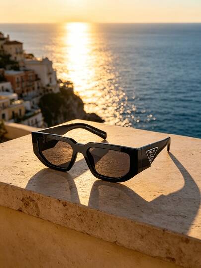 Prada Un par de gafas de moda para mujer
