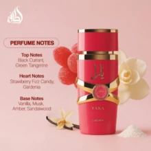 Lattafa Yara 100ml Eau De Parfum | Arabic Perfume For Women | Elegant And Long-Lasting Floral Scent | Formaldehyde-Free | Perfect Gift For Dates, Birthdays, Parties, And All Occasions - Red - View 3