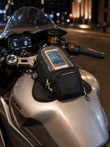 Magnetic Motorcycle Tank Bag, Universal Motorcycle Storage Bag, Waterproof Design, Dedicated Phone Pocket, Sturdy And Secure, Capacity Meets Travel Needs, Suitable For Motorcycle Commuting | Motorcycle Accessories - A - View 6