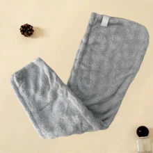 Women's Long Hair Curly Hair Universal Quick-Drying Cap, Super Absorbent Quick-Drying Towel, Extra Long Hair Cap Available In Multiple Colors, Anti-Frizz And Hair-Friendly, Suitable For Women. Ultra-Fine Fiber Quick-Drying Towel Cap, Strong Water Absorption, Excellent Quick-Drying Effect. Can Be Used As A Hair Drying Cap Or Headscarf, Suitable For Summer, Beach And Daily Use - Multicolor - View 8