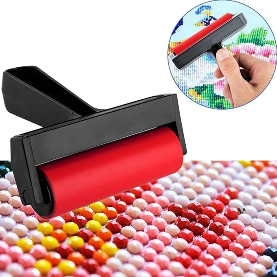 1 con lăn dụng cụ tranh đính đá, con lăn lớn, loại nhẹ, dụng cụ thoa tranh đính đá nghệ thuật. - Xem 1