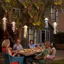 5/10/20pcs Jellyfish Lantern Party Decorations - Colorful Translucent Ribbon Lights For Halloween, Christmas, Weddings, And Birthdays; Indoor And Outdoor Hanging Decorations; Festive Atmosphere Enhancer; Holiday Event Decorations. - 5件 - 查看 7