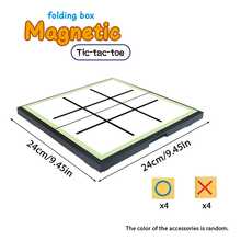 Premium Magnetic Chess/Checkers/Tic-Tac-Toe Game Set With Folding Board - Strong Magnets Keep Pieces Secure, Portable For Travel, Family Game Night Gift For Men & Women - Fits In Your Purse - Multicolor - View 13