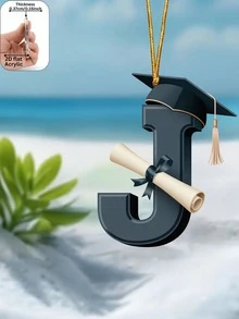 1个2D亚克力毕业字母吊坠，毕业礼物及装饰品，送给教育工作者和同事的礼物，包包/车钥匙扣装饰，毕业庆祝，礼物和纪念品 - 掛繩款 - 查看 27