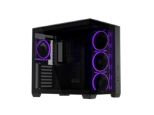 ASUS A32 PLUS Black ATX Gaming PC Case, Support 360mm Radiators And 420mm Graphics Cards, Dual-Chamber Chassis For Independent Cooling Zones, Four Pre-Installed ARGB Fans And Clean Cable Management - 查看 2