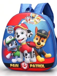1 chiếc ba lô mini hoạt hình dễ thương hình Paw Patrol, có họa tiết Rubble, Chase và Skye, dây đeo vai có thể điều chỉnh, chất liệu polyester. - A - Xem 11