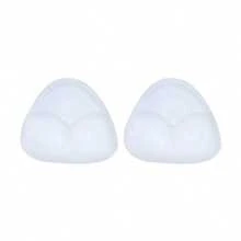 2pcs/1 Pair Reusable Silicone Bra Pads, Invisible Thickened Lift, Natural Breast Enhancement, Nude/Transparent Seamless Design, No Glue Needed, Perfect For Lingerie, Bikinis, Dresses, Daily Wear, Parties & Vacations - Multicolor - View 15