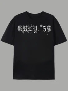 Camiseta unisex de manga corta, para hombreCamisetaenGóticoEstiloCon características destacadasEstá bien.59'Diseño,IdealparaInformalOtoñoYInviernoConjuntos de ropaaGenialPresenteparaMúsicaAficionadosYModaLoversplayerashombre, , , Dazymujer,romwehombres, bohochic,maestrasregalos,camisetaparaconjuntos de mujercon curvasparamu,y2k, - Negro - Ver 1