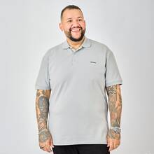 Men's Plus Size Polo Shirt Zero Kelvin Premium Piqué Elastane, Non-Cutting, Comfortable And Perfect Fit, Breathable, Elegant Casual Style, Large Sizes G1 G2 G3 G4 G5 - 淺灰色 - 查看 4