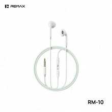 REMAX RM-10 有線立體聲耳機，內建控制線可切換歌曲與接聽電話，高品質有線耳機適用於線上課程、遊戲，相容 Android、電腦、平板 - 查看 10