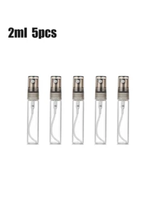 可攜式可補充香水噴霧瓶，迷你可補充香水噴霧瓶，化妝品精華水儲存容器，香水噴霧瓶，香水噴霧泵盒，迷你口袋錢包香水噴霧瓶，可補充香水分裝泵轉移工具 (2ml/3ml/5ml) - 彩色 - 查看 14