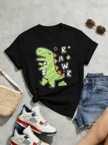 Women T-Shirts - Black - View 5