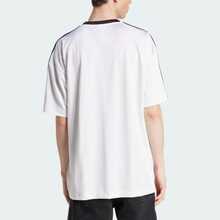 Áo thun tay ngắn dáng rộng kẻ sọc adidas Originals ADICOLOR JACQUARD, Unisex, Trắng/Đen - trắng - Xem 4
