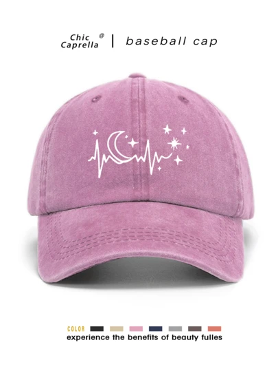 Unisex Vintage Washed Adjustable Cap, Suitable For Spring, Summer, Autumn, Winter, Ideal For Valentine's Day, Wedding, Christmas, School, Seasonal, Father's Day, Singles Party, Outdoor, Travel, Sun Protection, Gift, Customizable, Truck Driver Hat In Black, Pink, Purple, Yellow, Casual Headwear