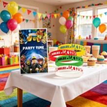 ROBLOX 14件套生日派对礼盒套装，派对用品，礼盒，游戏主题礼品袋，生日派对回礼袋 - 羅布樂思 男生 禮物袋 B款 手圈 - 查看 7