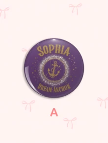 1個/6個 4.4cm/1.73in KATSEYE 成員姓名與Logo徽章，亮片背景Logo徽章包含 Sophia、Yoonchae、Megan、Daniela、Manon 和 Lara，復古風格衣物包包背包裝飾胸針，送給 KATSEYE 粉絲的完美禮物 - 彩色 - 查看 17