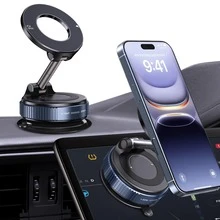 Giá đỡ điện thoại trên ô tô siêu từ tính được nâng cấp với đế hút chân không mạnh mẽ, khả năng xoay điều chỉnh, phù hợp với tất cả các dòng , điện thoại thông minh Android, ô tô và xe tải. - A - Xem 2