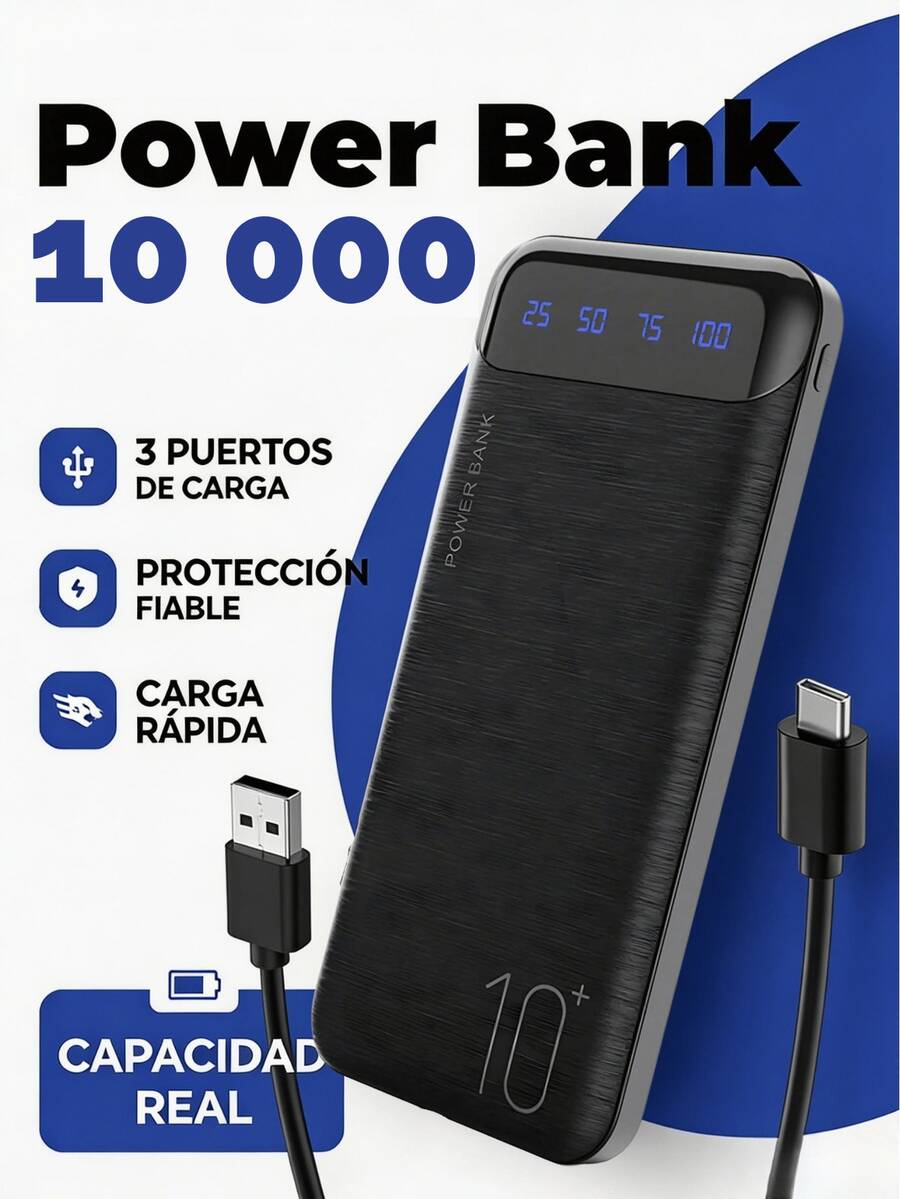 Power Bank - Black - View 1