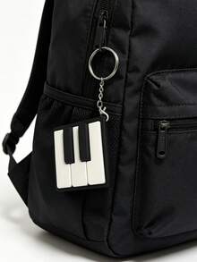 1 móc khóa hình đàn piano, bàn phím cơ 5 phím, charm treo túi xách, đồ trang trí mini để bàn hình bàn phím piano - Nhiều màu - Xem 1