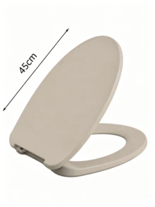 1pc Soft Close Quiet Toilet Seat, Anti-Slam, Easy To Remove And Quick Install, Thickened Pressure-Resistant And Easy To Clean, Universal Size, Simple Installation, Practical Bathroom Essential - A - View 10