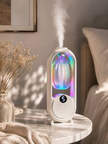 Diffuser Aromaterapi Ultrasonik yang Dipasang di Dinding, Diffuser Pewangi Isi Ulang Tanpa Pengeboran dengan Layar Digital, 5 Tingkat Kabut yang Dapat Diatur, Lampu Ambient 7 Warna, Pelembap Kabut Dingin yang Tenang, Cocok untuk Kamar Tidur, Kamar Mandi, Kantor, Hadiah Aromaterapi Rumah Mewah, Dilengkapi dengan 6 Pilihan Minyak Esensial yang Berbeda, Dekorasi Rumah Mewah, Set Hadiah Rumah Liburan - Set aromaterapi multi-aroma - View 4