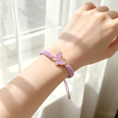 Bộ 12 chiếc dây chuyền hình nơ tím, vòng tay bện hình nơ tím có thể điều chỉnh kích thước, thích hợp cho tiệc sinh nhật, tiệc đính hôn, tiệc tốt nghiệp, tiệc mừng em bé chào đời, tiệc tiết lộ giới tính, tiệc theo chủ đề nơ, quà tặng Ngày của Mẹ, quà tặng tiệc độc thân, quà tặng cho phụ nữ, đồ dùng cần thiết cho kỳ nghỉ biển, quà tặng giáo viên.