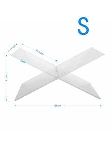 Acrylic Reading Rack, Magazine & Book Tray, Album, Recipe Creative Desktop Display Holder, X-Shaped Bookshelf, Suitable For Home, Office, Gift For Students And Children - Book Stand - View 4