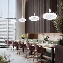 Elegant Silent Fan With Remote Controlled Light Bulb, Multicolored Speeds, JWJ - V02 附控制器 + 9瓦燈泡 - 查看 2