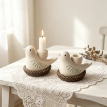 Clay Mold 3D Small Bird Silicone Mold Pigeon Shaped Candle Holder Decor Mold DIY Plaster Incense Candle Making Mold - Bird Candlestick Mold - View 6