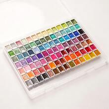 98-Color Metallic Shimmer Watercolor Paint Set,Pearl Pigments For Artists,Hobbyists For Illustration,Scrapbooking,Decoration - Sets - View 11
