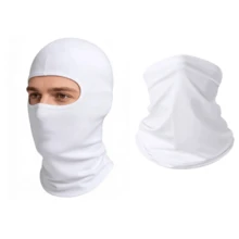 2 piezas Pasamontañas, Pasamontañas tejido unisex, Adecuado para esquiar, hacer snowboard, montar en motocicleta, protección solar, actividades al aire libre que cubren la cabeza y la cara - A - Ver 8