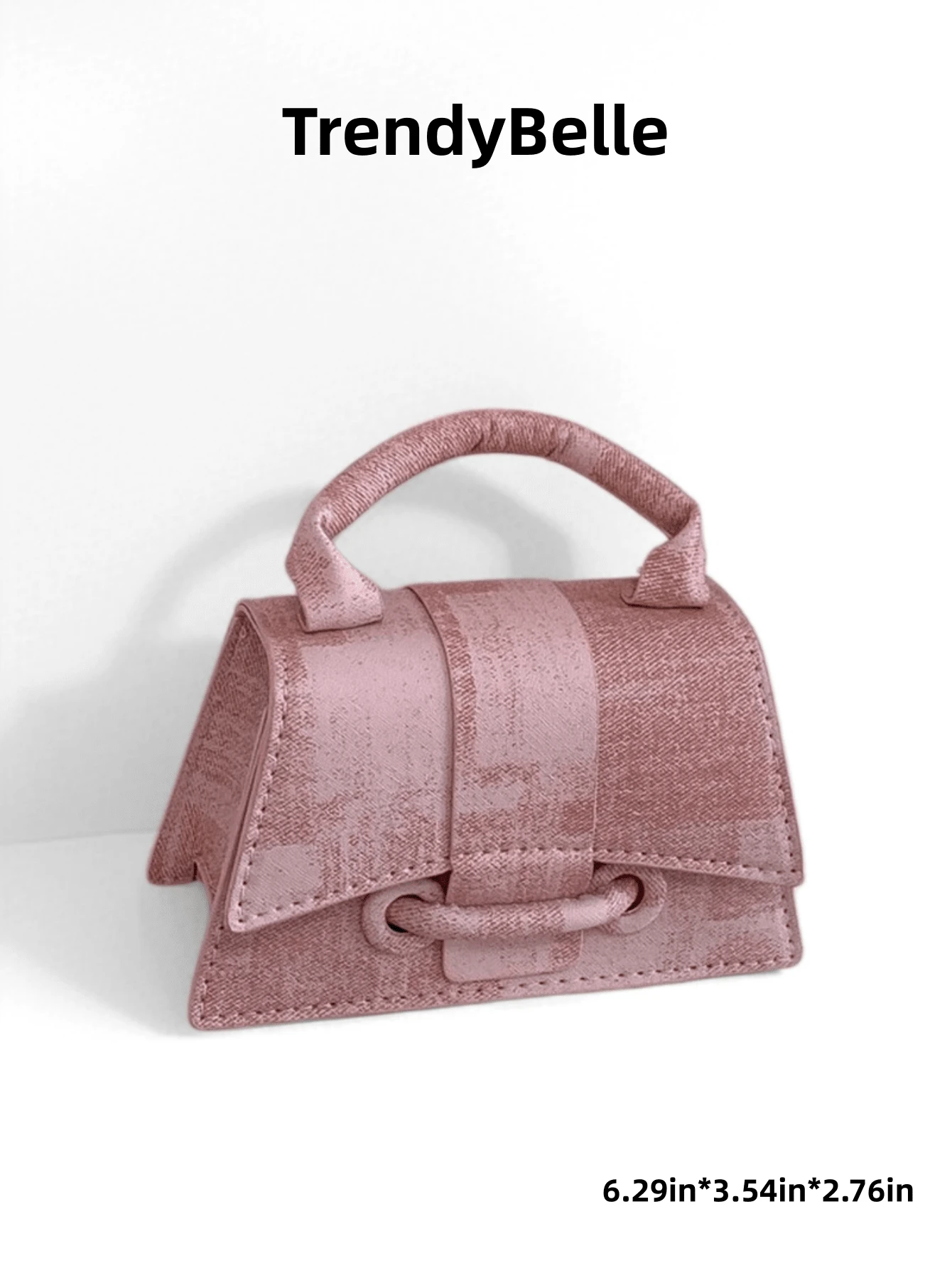 High-Quality Lipstick Pouch, Mini Square Bag, New Solid Color Versatile Handbag, Women Bag