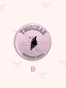 1個/6個 4.4cm/1.73in KATSEYE 成員姓名與Logo徽章，亮片背景Logo徽章包含 Sophia、Yoonchae、Megan、Daniela、Manon 和 Lara，復古風格衣物包包背包裝飾胸針，送給 KATSEYE 粉絲的完美禮物 - 彩色 - 查看 9