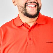 Men's Plus Size Polo Shirt Zero Kelvin Premium Piqué Elastane, Non-Cutting, Comfortable And Perfect Fit, Breathable, Elegant Casual Style, Large Sizes G1 G2 G3 G4 G5 - 紅色 - 查看 2