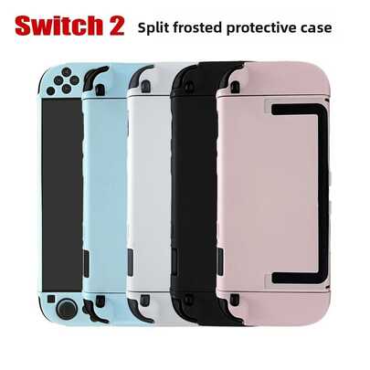 For Nintendo Switch 2-Piece PC Matte Protective Case, Matte Finish, Anti-Drop Anti-Scratch Fingerprint-Resistant. Precise Cutouts Don't Affect Buttons, Charging, And Docking. Detachable Design For Handheld And Console, Easy To Assemble And Disassemble. Combines Style And Protection, An Ideal Choice For Gamers!