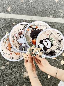 Bộ 2 quạt xếp hình mèo may mắn - Thiết kế hình mèo may mắn, 2 trong 1 làm mát và chống nắng, cầm tay di động kèm túi đựng, quạt đa chức năng với mặt sau phản quang giúp tăng cường ánh sáng, nhiều kiểu dáng để lựa chọn, phụ kiện mùa hè và quà tặng ngày lễ. - A - Xem 4