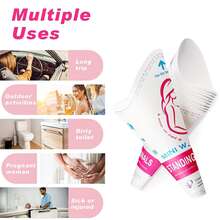12 cái bồn tiểu giấy dùng một lần cho nữ - Bồn tiểu dùng một lần - Xem 8