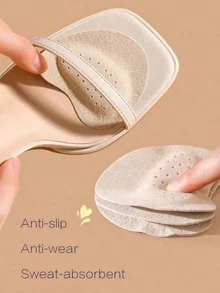 1-2-5 Pairs Soft Shock-Absorbing Anti-Slip Sweat-Absorbing Forefoot Pads, Suitable For Summer Sandals And Women's High Heels - Multicolor - View 5