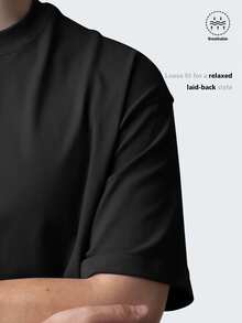 "Mexico Sacred Heart II Viva Frida Spain Date" Short Sleeve Casual T-Shirt Designed By Akbally For Women, Printed, Summer Primer, Black Elastic Crew Neck, Sizes 0XL-4XL.Jpg, Good Gift For Halloween - 黑色 - 查看 3