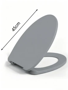 1pc Soft Close Quiet Toilet Seat, Anti-Slam, Easy To Remove And Quick Install, Thickened Pressure-Resistant And Easy To Clean, Universal Size, Simple Installation, Practical Bathroom Essential - A - View 14