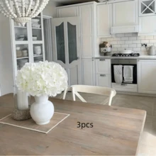 1/5 bông hoa cẩm tú cầu lụa trắng trông như thật - Bó hoa giả cỡ lớn, trang trí bàn, trang trí đám cưới, nhà hàng, phòng khách, phòng ngủ, thích hợp cho Ngày Valentine, Lễ Diwali, trang trí tiệc, quà tặng Valentine, quà sinh nhật, quà tốt nghiệp. - Nhiều màu - Xem 13