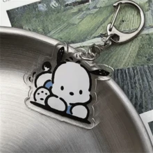 SANRIO 三丽鸥 Pochacco 钥匙扣挂件（1个），可爱动漫汽车挂件，送给动漫迷和朋友的完美礼物，适合作为情人节礼物、生日礼物、婚礼礼物、母亲节礼物、旅行配件。 - 彩色 - 查看 11