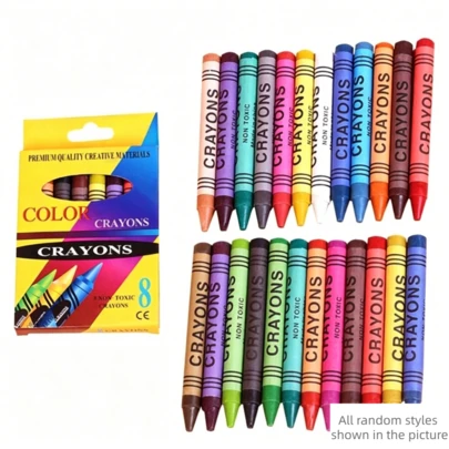 24/12/8/6 Colors Graffiti Crayon Set, Creative Colored Pencils For Drawing, Painting, Coloring, DIY Graffiti Art Supplies, Bright Oil Pastel Drawing Tools, Perfect Gift For Artists