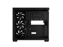 ASUS A32 PLUS Black ATX Gaming PC Case, Support 360mm Radiators And 420mm Graphics Cards, Dual-Chamber Chassis For Independent Cooling Zones, Four Pre-Installed ARGB Fans And Clean Cable Management - 查看 11